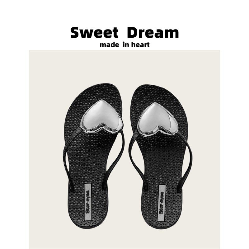 ins风夏季外穿防滑多色爱心人字拖女夹角凉拖鞋平底海边沙滩鞋,居家布艺,居家凉拖/凉鞋,淘宝优惠券,粉丝福利购,淘宝优惠卷