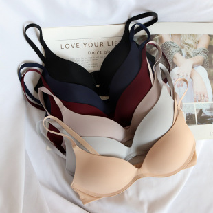 内衣女无钢圈聚拢小胸平胸薄款少女大学学生美背文胸无痕不空杯