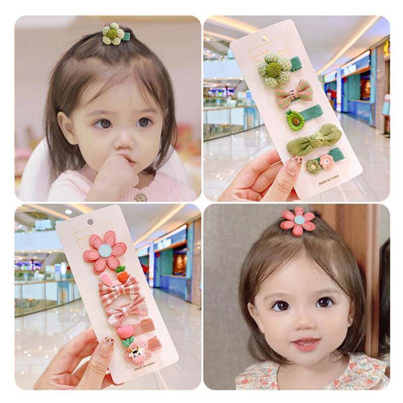 速发婴儿女宝宝不伤发小发夹发量少发夹安全夹洋派婴幼儿一岁发饰