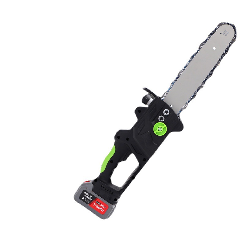 手持迷你12寸电链锯充电式电锯伐木锯砍树家用小型手提链锯电动锯