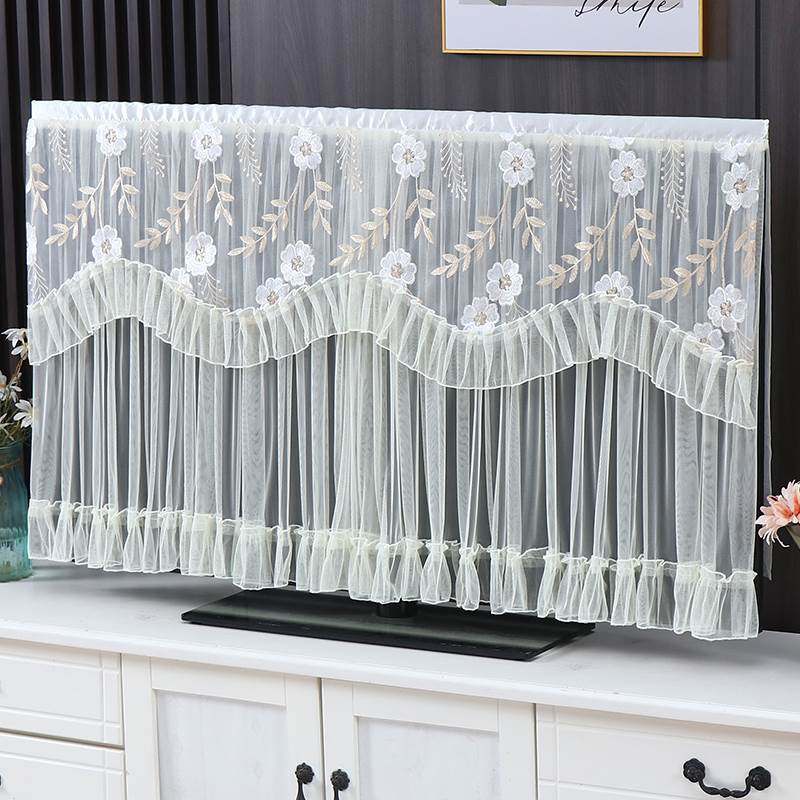 2025新款轻奢电视机防尘罩套55寸60寸65寸75开 机不取遮盖布电视