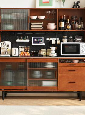 MeiJia木屿中古餐柜北欧覆古收纳柜高柜靠墙一体厨房酒柜收纳柜