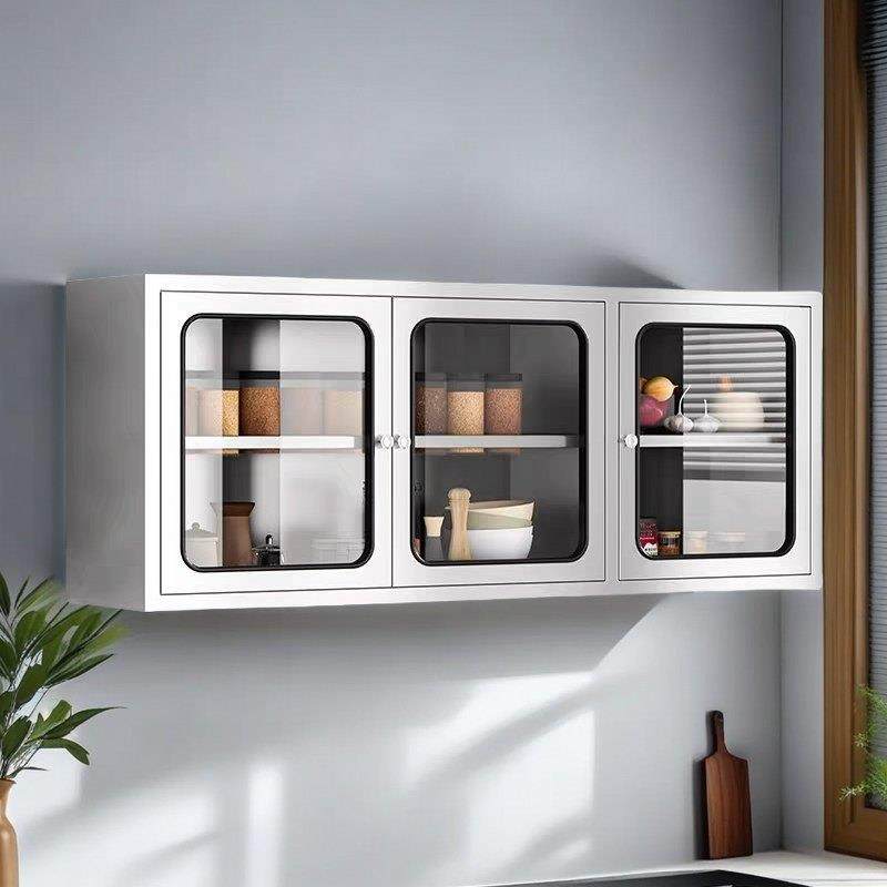 轻奢不锈钢壁挂吊柜厨房多层储物壁柜防锈防潮碗盘柜易清洁防虫牢,住宅家具,吊柜/壁柜,淘宝优惠券,粉丝福利购,淘宝优惠卷