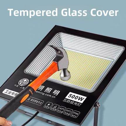 亚明Led投光灯户外防水超亮建筑工地工厂车间探照灯户外照明