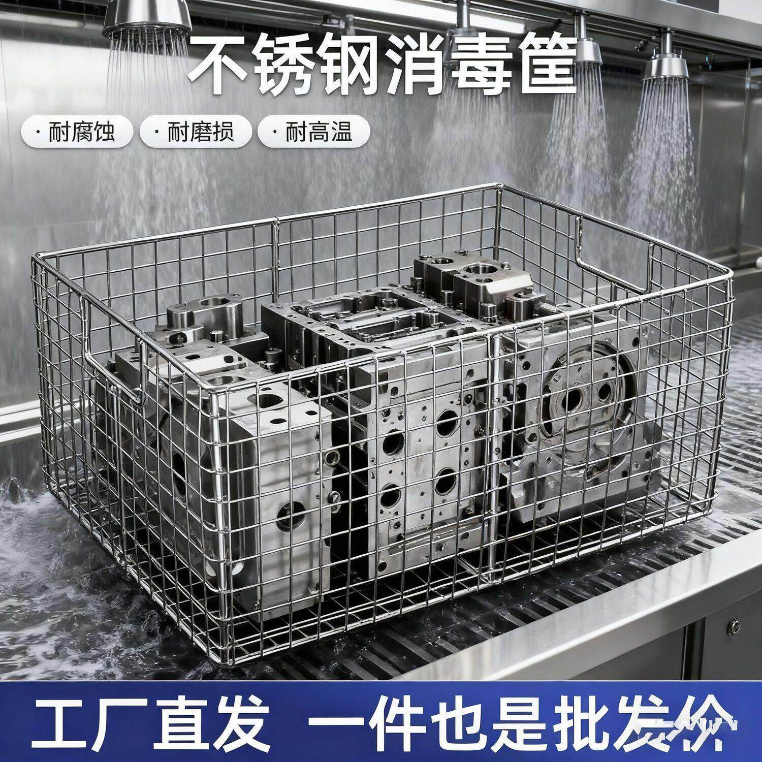 定制304不锈钢器械消毒筐