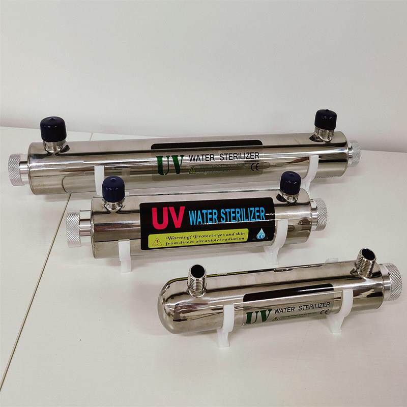 净水机紫外线消毒器家庭直饮用水杀菌装置25W不锈钢管道式紫外线