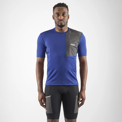 【福利】PEdALED 男士 ODYSSEY MERINO TEE 蓝色 短袖骑行T恤