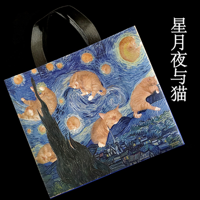 无纺布手提袋子礼物袋服装店手提袋大号超大结实加厚牢固纸袋