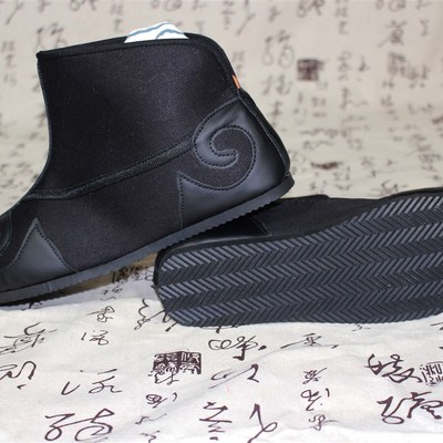 戏剧京剧快靴小兵鞋男女影视古装鞋平底鞋武打靴内增高龙套靴子