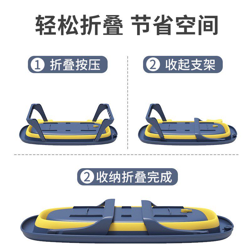 儿童浴盆洗澡桶超大号加长新生用品婴儿坐躺洗澡浴盆宝宝折叠浴桶