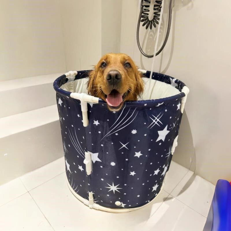 狗狗专用洗澡盆可折叠大型犬浴盆大号洗狗盆泡澡桶药浴金毛边牧