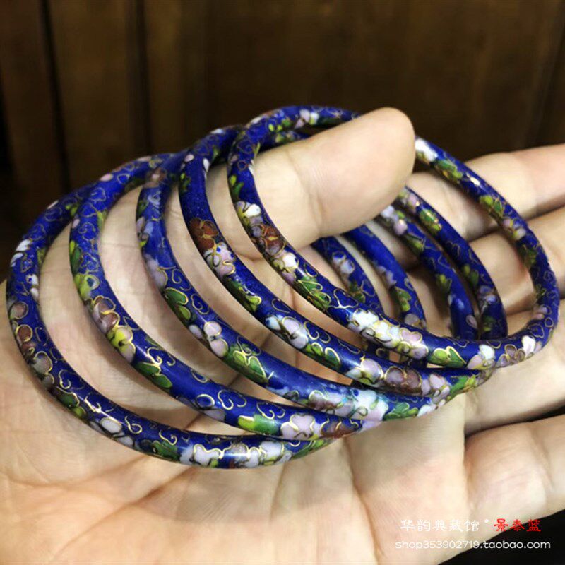 【创汇时期】库存老货 景泰蓝 细巧 手镯 特色手工艺品 外事礼品
