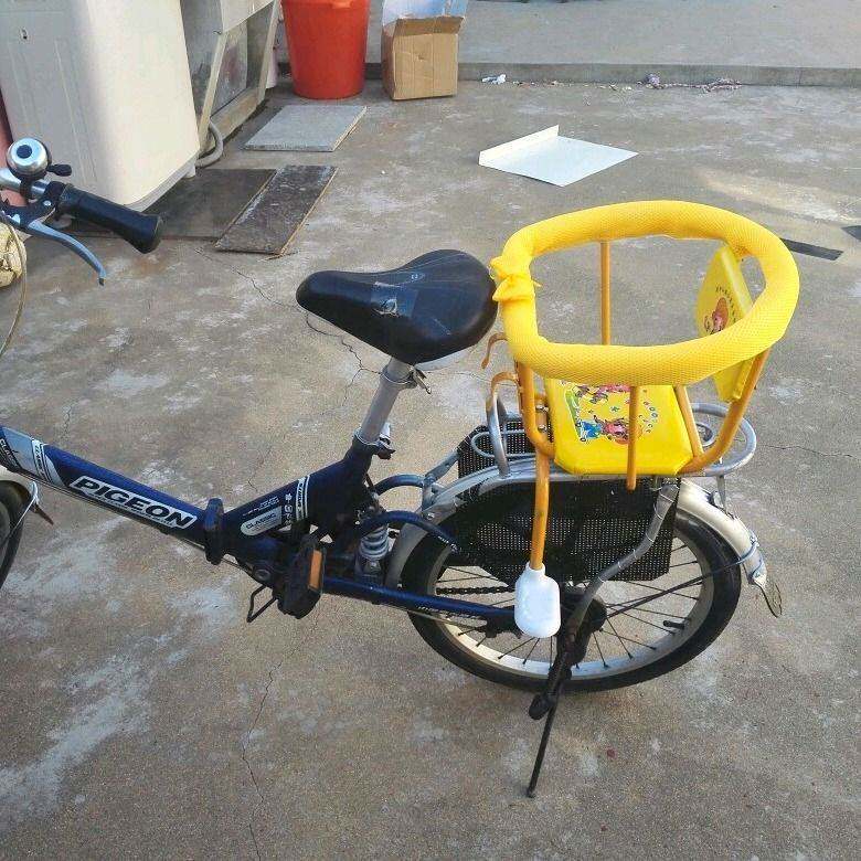 自行车儿童座椅共享折叠车椅前后两用宝宝婴儿小孩