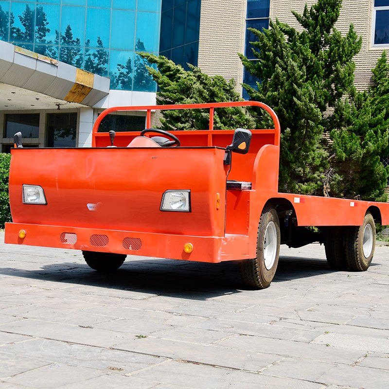 电动平板车搬运车四轮拉货车载重王厂区周转车间运输自卸车牵引车