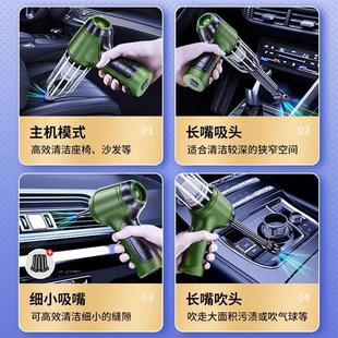 三合一车载吸尘器汽车用小型无线吹尘器大吸力迷你手持吸尘器 新款