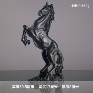 树脂腾空马胜利马摆件家居办公室桌面装饰雕塑工艺品礼品厂家直供