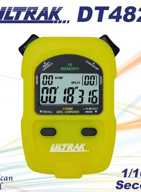 电子秒表DT482C定尔志ULTRAK奥赛克16道2排显示计时器千分一秒
