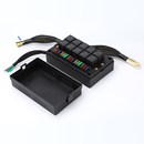 洛州优质汽车15路保险丝10路继电器盒改装 车用带线束汽车总控制盒