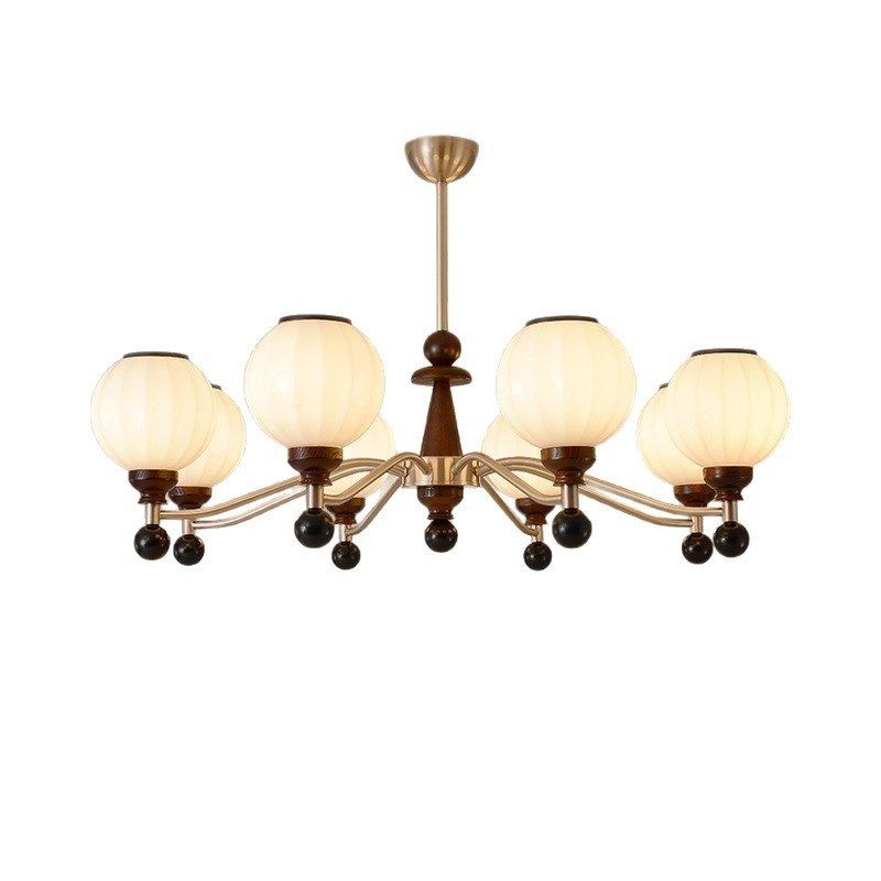 法式中古灯笼创意新中式美式复古客厅灯书房卧室餐厅灯具玻璃吊灯,家装灯饰光源,客厅吊灯,淘宝优惠券,粉丝福利购,淘宝优惠卷