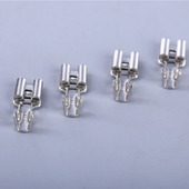 6.3插簧快速接线母接头250铜接插件冷压连接器插接端子加厚铜件