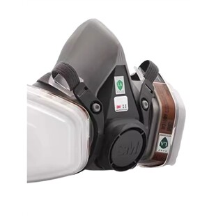 3M620p防毒面具喷漆防蒸汽打磨甲醛工业粉尘油漆打农药防护面罩