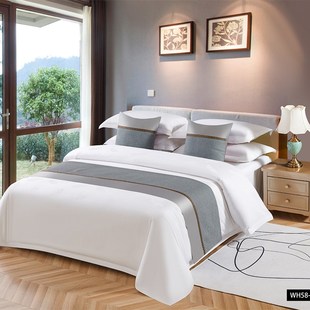 牀旗桌旗d现代简约轻奢家用宾馆酒店牀上用品