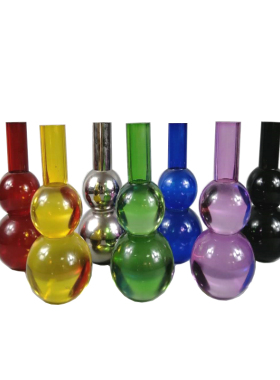 现代简约水晶七彩葫芦摆件样板房间家居客厅玄P关酒柜办公室装饰