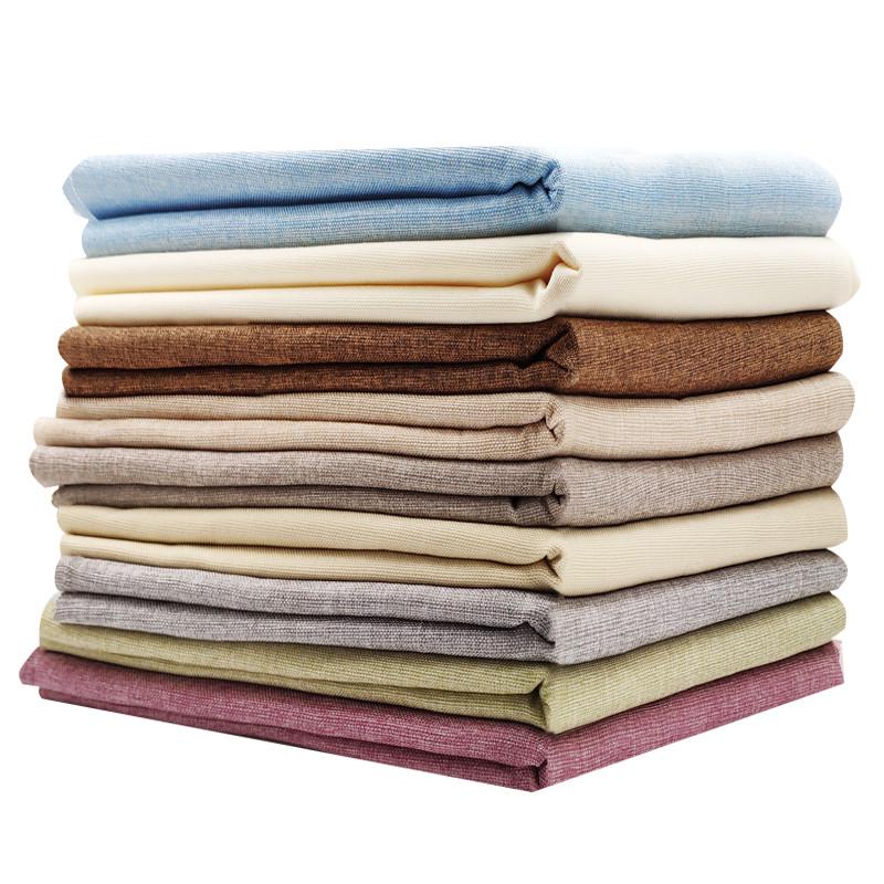 压花亚麻加厚墙布素色简约酒店工程L家装无缝壁布防水阻燃