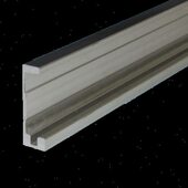 厂家直供轨道展示柜书柜工艺品柜滑轨 仿钢轨2.0米 兴达侧拉式