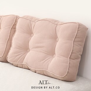 2024新款床头靠垫大靠背靠软包无床头防撞床上沙发护腰靠枕可拆洗