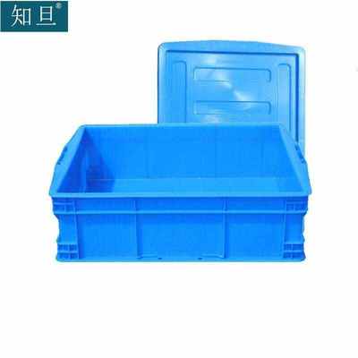知旦含盖周转箱外径523*381*170mm零件N盒物料盒收纳盒工具盒螺丝