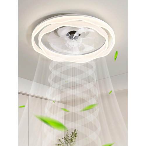 卧室风扇吸顶灯现代主卧房间电扇灯智能一体餐厅吊扇灯儿童房灯具