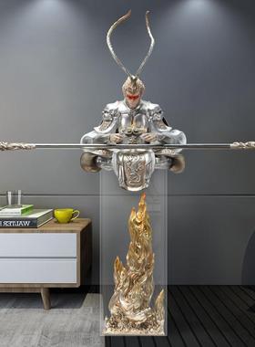 斗战胜佛摆件客厅玄关装饰齐天大圣孙悟空办公室落地摆设开业送礼