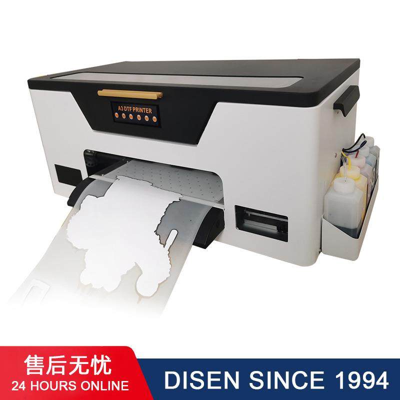 单头白墨烫画打印机小型A3 dtf printer热转印数码柯式烫画印刷机