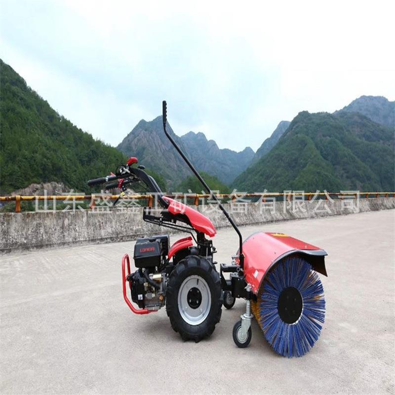 手推式小型扫雪机 物业小区户外清雪机汽油柴油多功能抛雪除雪机