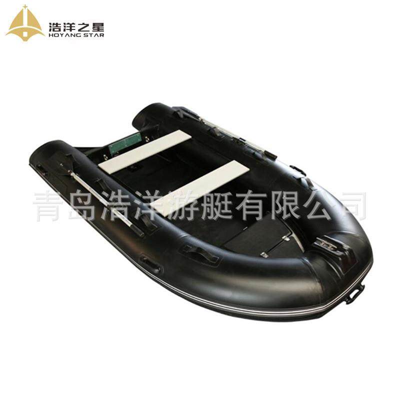 3.3米玻璃钢底橡皮艇水上摩托艇、汽艇船