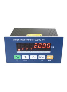 W200-PN标准称重控制器数显屏称重控制显示仪大型嵌入式仪表