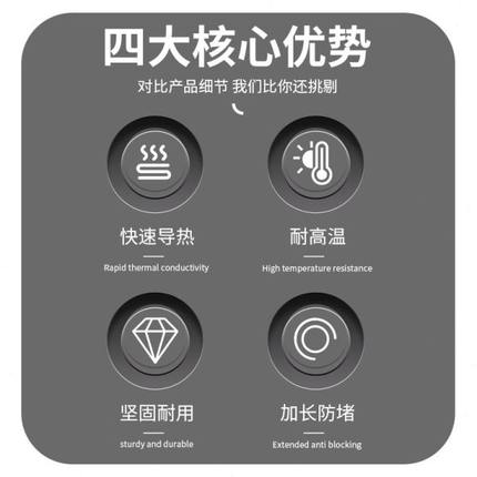 PPR加长模头热熔器焊头水管加厚烫头弯头维修模头不沾模免砸墙