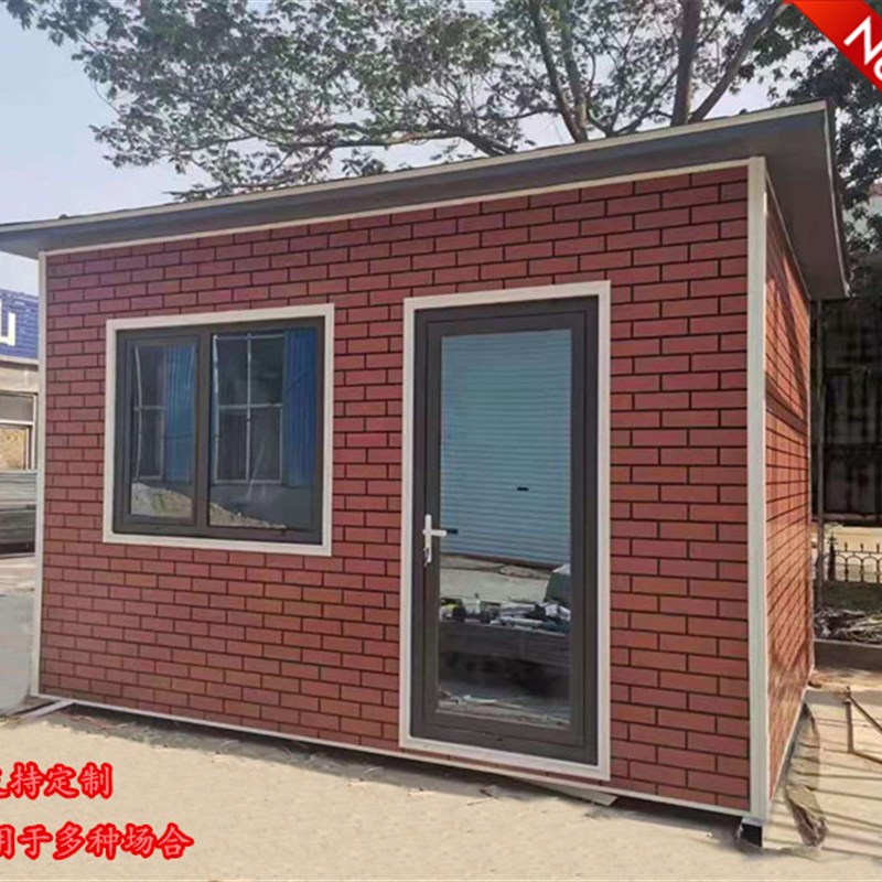 热销山西长治市金属雕花板岗亭小C区门卫亭值班休息室岗亭收费亭