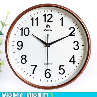 富达钟表挂钟客厅时尚创意时钟表简约现代家用家庭静音电子石英钟