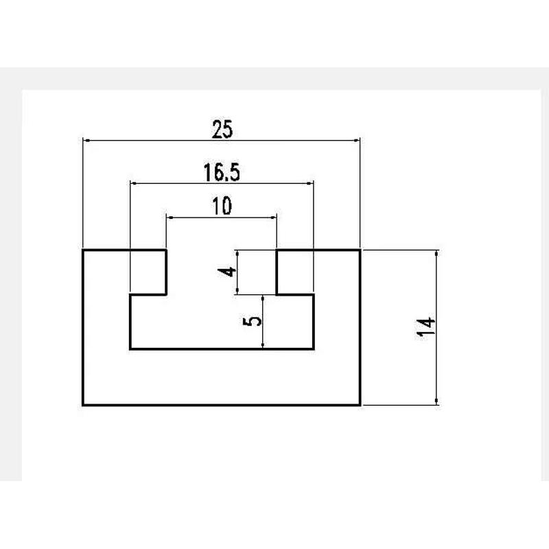 12*20U型14*25nU型16*40U型14*15C型机械手导轨工业铝型材光电导