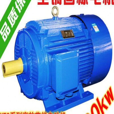 三相异步电动机YE3全铜电机全新铜国标Y280M-4极90KW立式马达380v