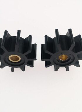 船用船舷内机海水泵挠性弹性绕线柔性橡胶叶轮H402008/40*19.5*8