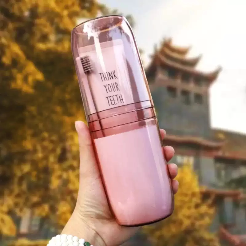 【下单立减50】旅行牙刷漱口杯简约情侣牙杯便携式双节家用口杯