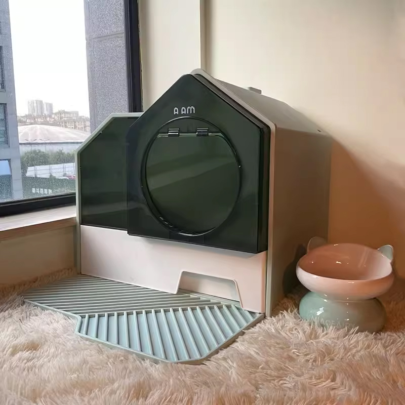 猫砂盆全b封闭式防臭超大号猫厕所防外溅猫沙盆子特大号除臭猫屎