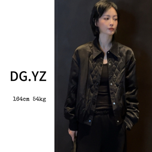 3070F简约翻领菱格纹鹅绒外套 樱子家