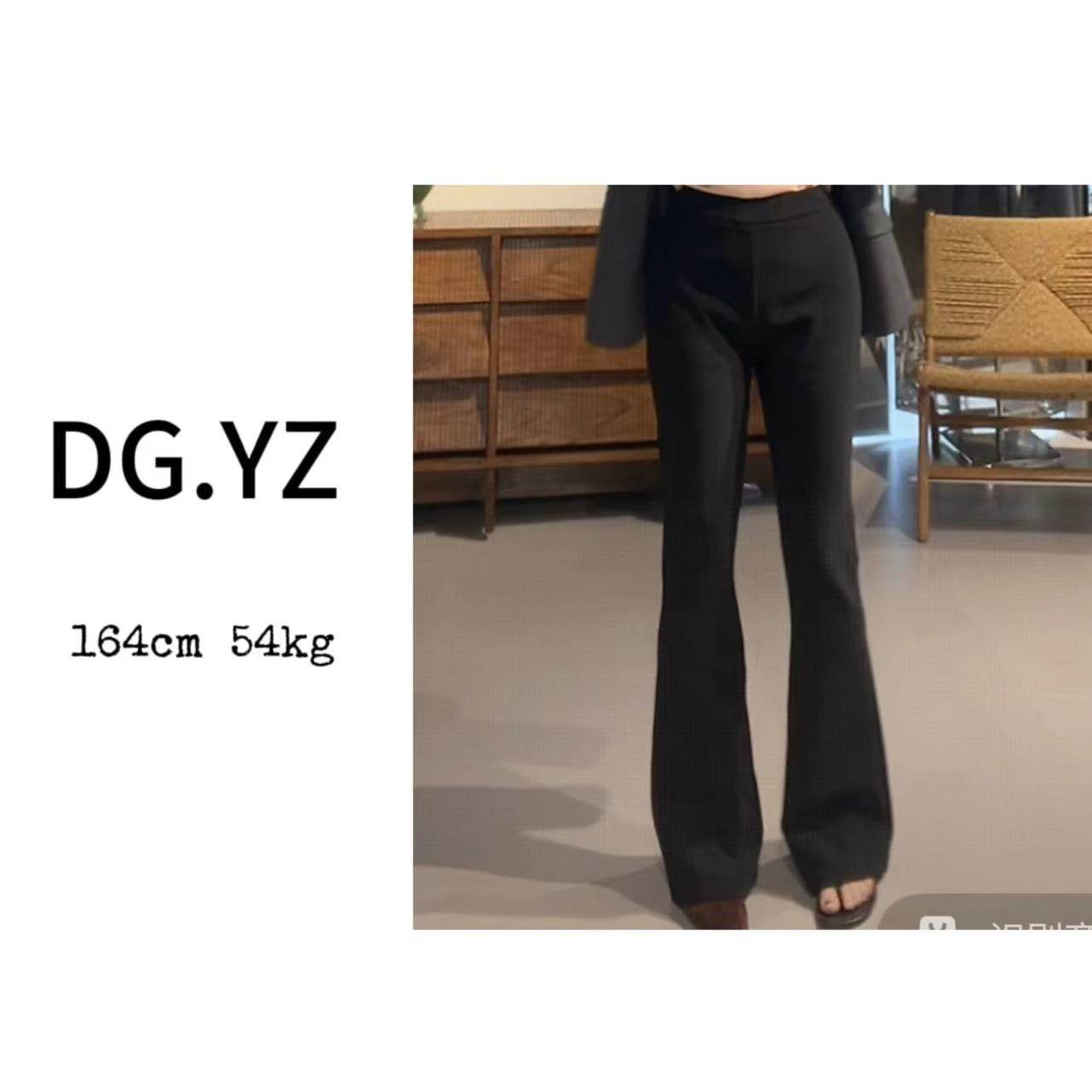 【樱子家】2956F新款微喇裤休闲喇叭裤子高腰显瘦西装裤