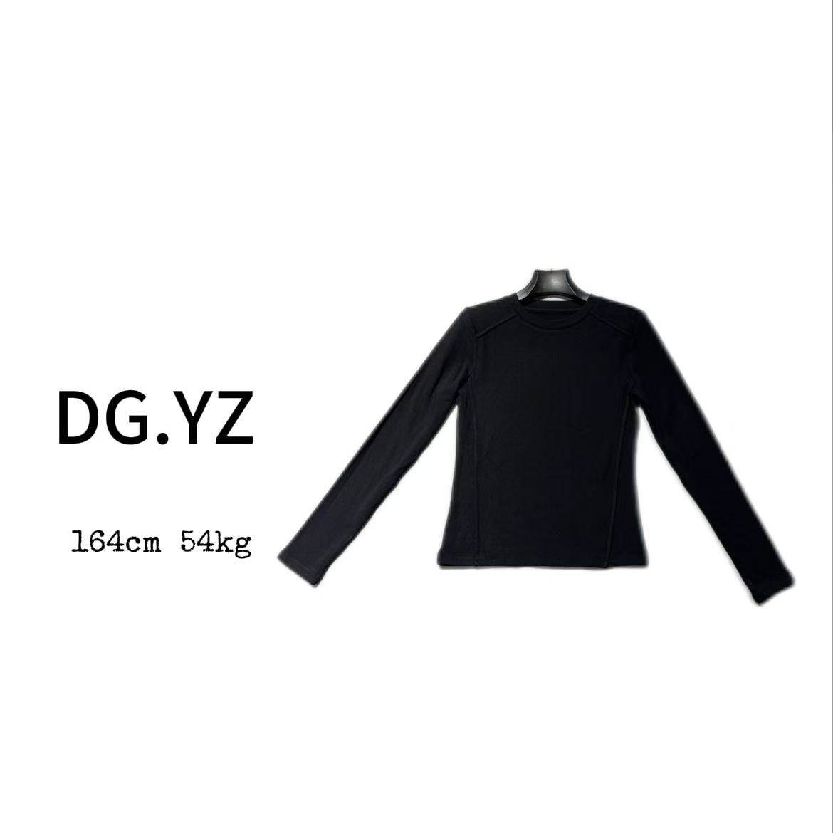 【樱子家】3037F纯色正肩圆领修身打底上衣