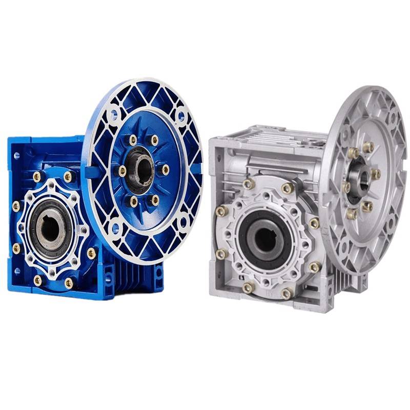 需定制RV30 40 50 63 75 90伺服步进蜗轮蜗杆减速机小型减速器铝