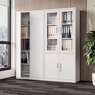 需定制钢制文件柜办公室资料储物柜档案更衣矮柜抽屉置物柜收纳柜